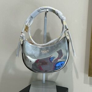Kate Spade Silver Metallic Bag